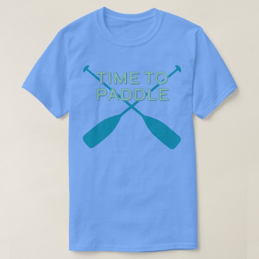 Canoe Paddle Whitewater Kanufahrer T-Shirt (Design vorne)