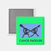 CANOE PADDLER MAGNET (Vorderseite/Rückseite)