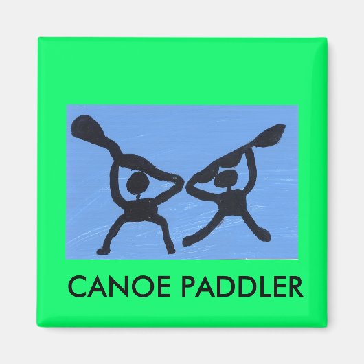 CANOE PADDLER MAGNET (Vorne)