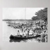 Canoe Regatta: 1924 Poster (Vorne)