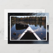 Canoe Ride Postcard Postkarte (Vorne/Hinten)