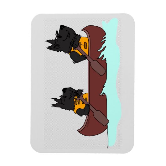 Canoe Scot & friend Magnet (Vertikal)