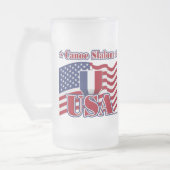 Canoe Slalom USA Mattglas Bierglas (Links)
