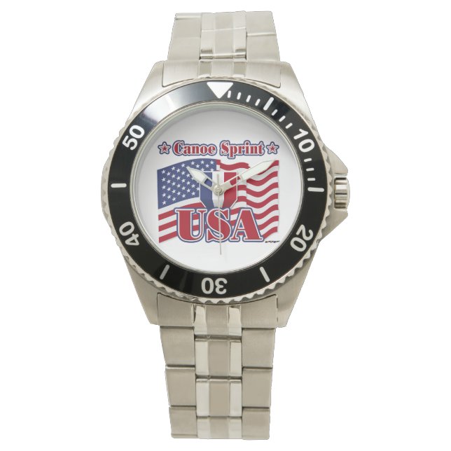 Canoe Sprint USA Armbanduhr (Vorderseite)