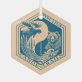 Canoe Trails Hex Ornament 2025 (Vorderseite)