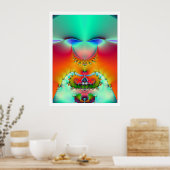 Canoe White Poster (Küche)