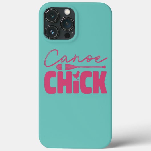 Canoeing Canoeing Girl Chicken Canoe Chick  Case-Mate iPhone Hülle (Rückseite)