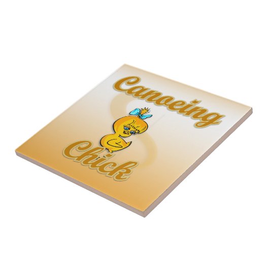 Canoeing Chick Fliese (Seite)