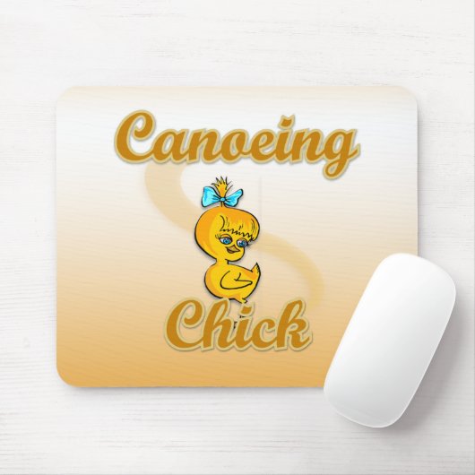 Canoeing Chick Mousepad (Mit Mouse)