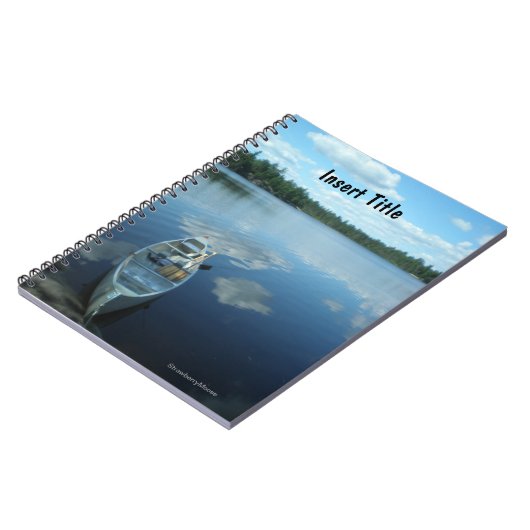 Canoeing die Grenze wässert v.1 Notizblock (Linke Seite)