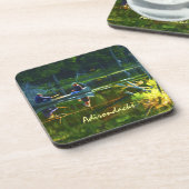 Canoeing im Adirondacks Untersetzer (Linke Seite)