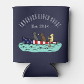 Canoeing Labrador Beach House kann kühlen Dosenkühler (Vorderseite)