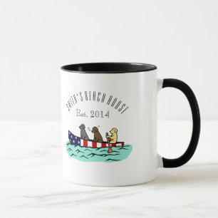 Canoeing Labrador-Strand-Haus-Tasse Tasse
