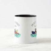 Canoeing Labrador-Strand-Haus-Tasse Tasse (Zentrum)