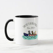 Canoeing Labrador-Strand-Haus-Tasse Tasse (Links)