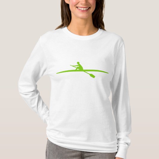 Canoeing - Martian Green T-Shirt (Vorderseite)