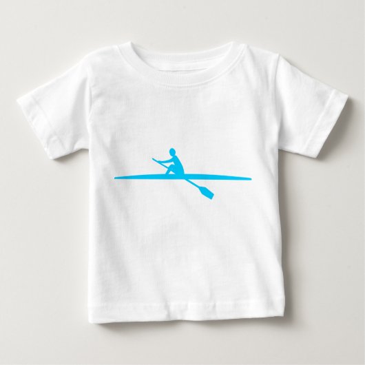 Canoeing - Sky Blue Baby T-shirt (Vorderseite)