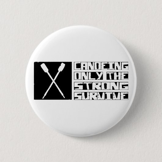 Canoeing überleben button (Vorderseite)