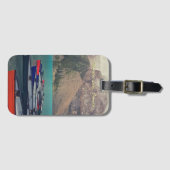 Canoes at Moraine Lake Canada  Gepäckanhänger (Vorderseite (Horizontal))