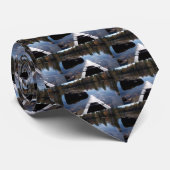 Canoes Canoes Lake Pattern Krawatte (Gerollt)