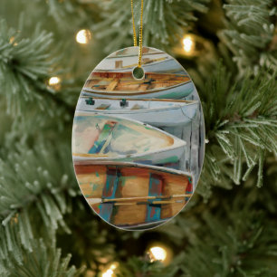 **CANOES** CHRISTMAS ORNAMENT