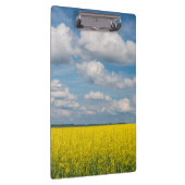 Canola Field & Clouds Klemmbrett (Rechts)