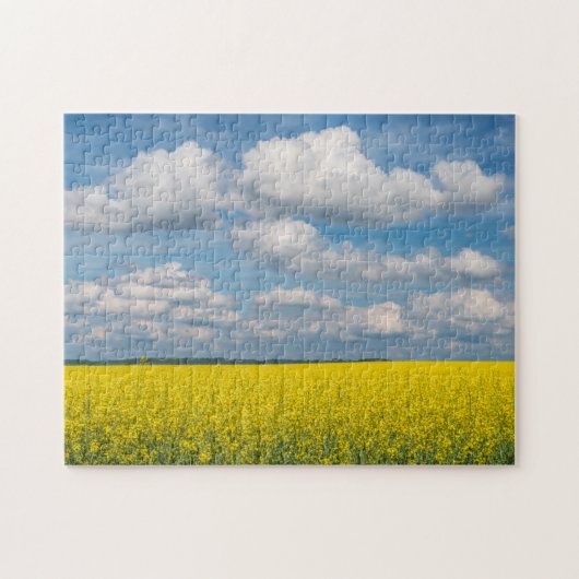 Canola Field & Clouds Puzzle (Horizontal)