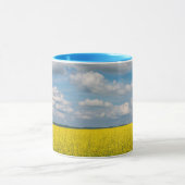 Canola Field & Clouds Tasse (Zentrum)