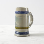 Canola Field & Cloudy Sky Gray / Blue 22 oz Stein Bierglas (VorderseiteRechts)