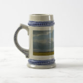 Canola Field & Cloudy Sky Gray / Blue 22 oz Stein Bierglas (Links)