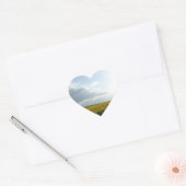 Canola Field Heart Sticker (Umschlag)