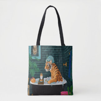 Canole Tiger in Bath Tasche