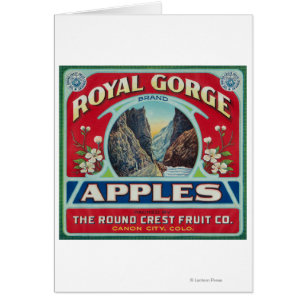 Canon City, Colorado - Royal Gorge Apple Label