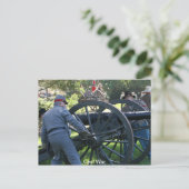 Canon Firing Postkarte (Stehend Vorderseite)