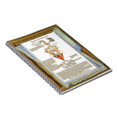 Canon Legends Rosicrucian 33 Rose & Lily Gemälde Notizblock (Rechte Seite)