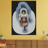 Canon Legends Sai Baba Leinwanddruck (Insitu (Wohnzimmer))