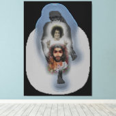 Canon Legends Sai Baba Leinwanddruck (Insitu (Holzboden))