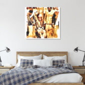 Canon Legends Sai Baba Watercolor - Leinwanddruck (Insitu (Schlafzimmer))