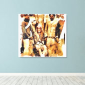 Canon Legends Sai Baba Watercolor - Leinwanddruck (Insitu (Holzboden))