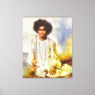 Canon Legends Sathya Sai Baba Benson White - Leinwanddruck