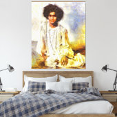 Canon Legends Sathya Sai Baba Benson White - Leinwanddruck (Insitu (Schlafzimmer))