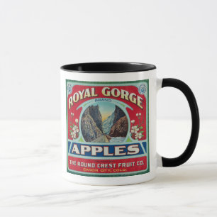 Canon-Stadt, Colorado - königliche Schlucht Apple Tasse
