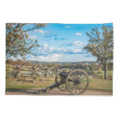 Canons at Gettysburg Kissenbezug (Rückseite)