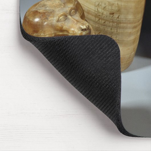Canopic Gläser Hor-ir-Om, Saite (Alabaster) Mousepad (Ecke)
