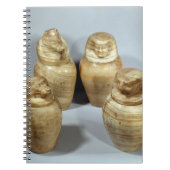 Canopic Gläser Hor-ir-Om, Saite (Alabaster) Notizblock (Vorderseite)