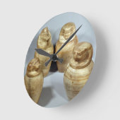 Canopic jars of Hor-ir-aa, Saite (alabaster) Runde Wanduhr (Winkel)
