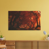 Canopy Creek (Herbst) überzogene Canvas Leinwanddruck (Insitu (Wohnzimmer))