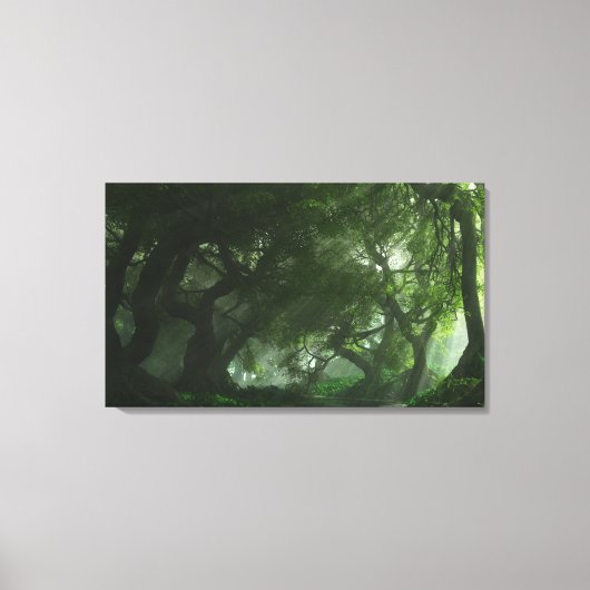 Canopy Creek (Sommer) überzogene Canvas Leinwanddruck (Vorderseite)