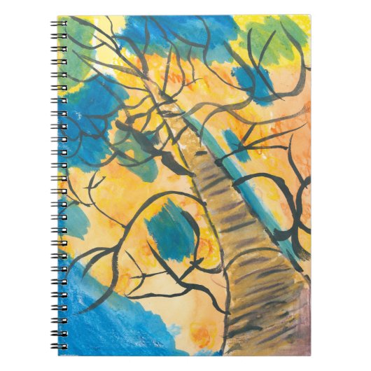 Canopy Glow Notizbuch Notizblock (Vorderseite)