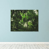 Canopy Lushness @ Madeira Portugal Wrapped Canv Leinwanddruck (Insitu (Holzboden))